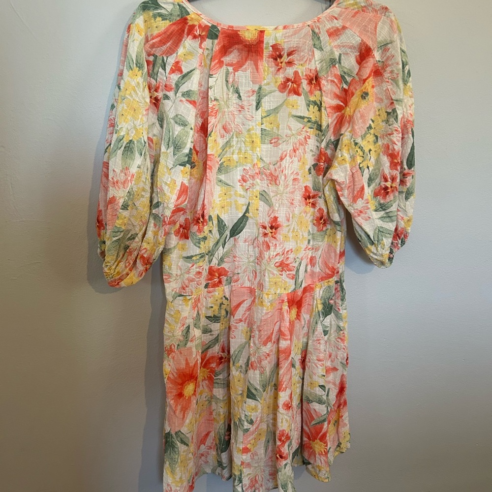 H&M Floral Dress - Red, Green, Yellow - Picture 5 of 5